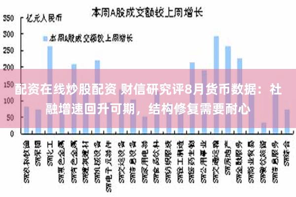 配资在线炒股配资 财信研究评8月货币数据：社融增速回升可期，结构修复需要耐心