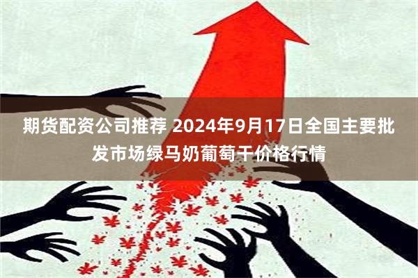 期货配资公司推荐 2024年9月17日全国主要批发市场绿马奶葡萄干价格行情