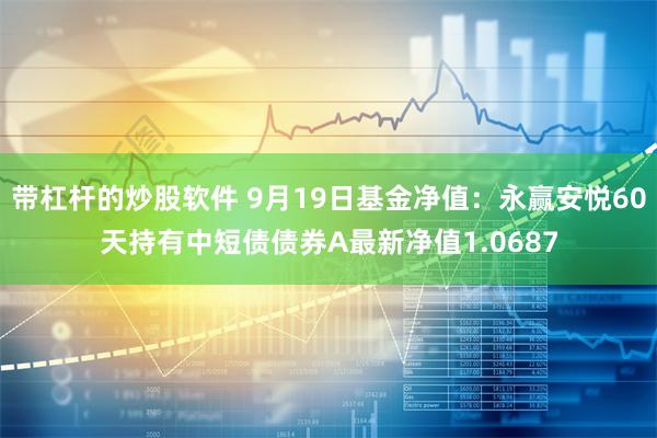 带杠杆的炒股软件 9月19日基金净值：永赢安悦60天持有中短债债券A最新净值1.0687