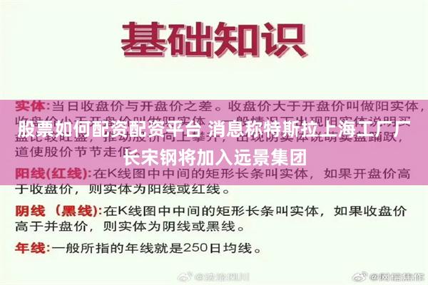 股票如何配资配资平台 消息称特斯拉上海工厂厂长宋钢将加入远景集团